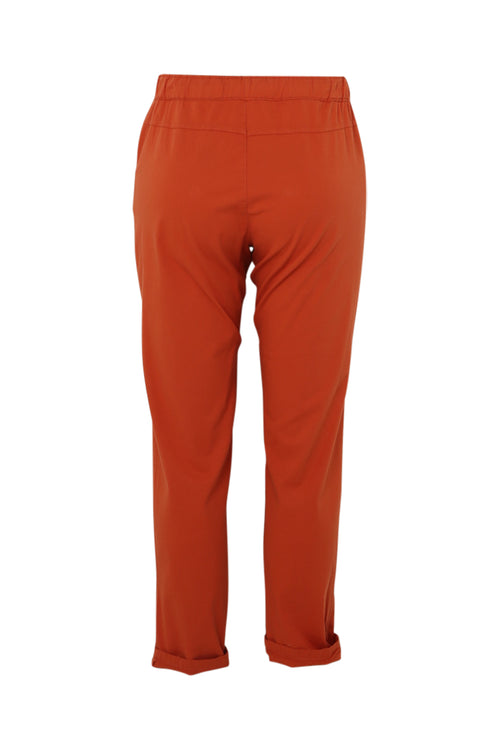 Pantalon chino en coton uni-Paprika-11
