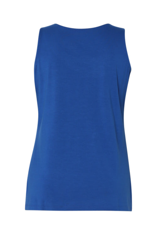 Débardeur uni en viscose-Paprika-11