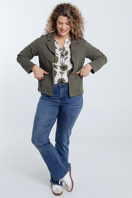 Veste biker unie-Paprika-8