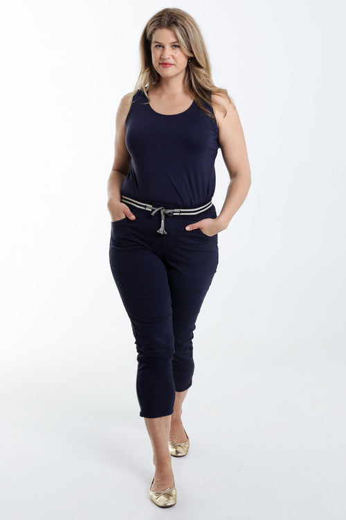 Jegging 3/4 uni-Paprika-7