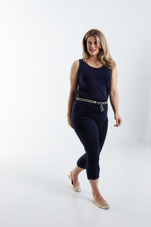 Jegging 3/4 uni-Paprika-8