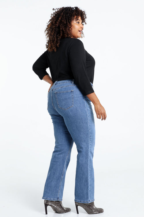 Jeans droit Mia L32-Paprika-2