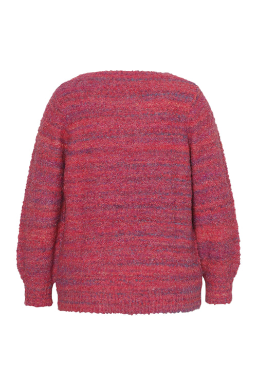 Pull maille bouclette-Paprika-8