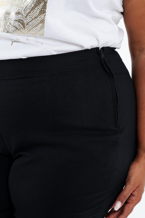 Pantalon bengaline 3/4 uni-Paprika-3