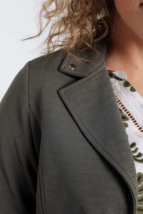 Veste biker unie-Paprika-4
