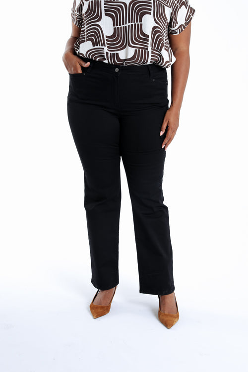 Pantalon droit Mia L 32-Paprika-1