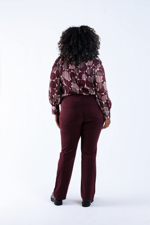 Pantalon droit Mia L 32-Paprika-2