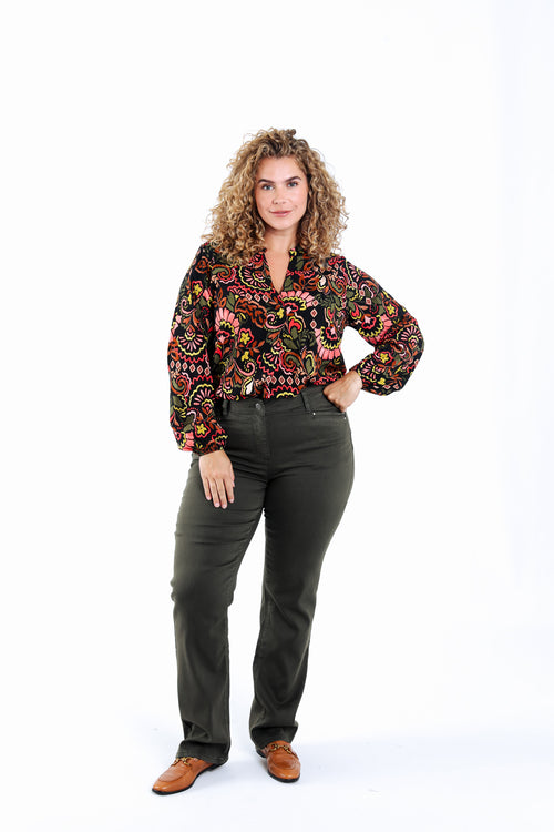 Pantalon droit Mia L 32-Paprika-2
