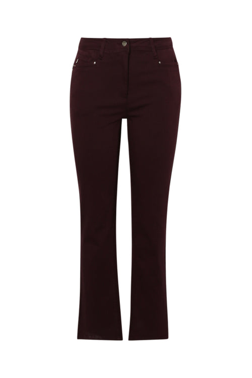 Pantalon droit Mia L 32-Paprika-7