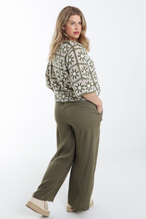 Pull macramé bicolore-Paprika-2