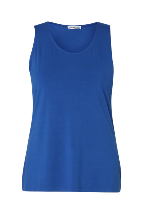 Débardeur uni en viscose-Paprika-10