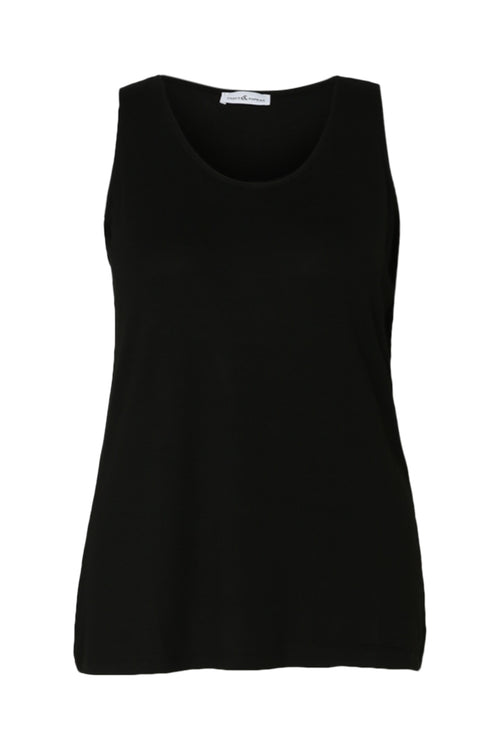 Débardeur uni en viscose-Paprika-10