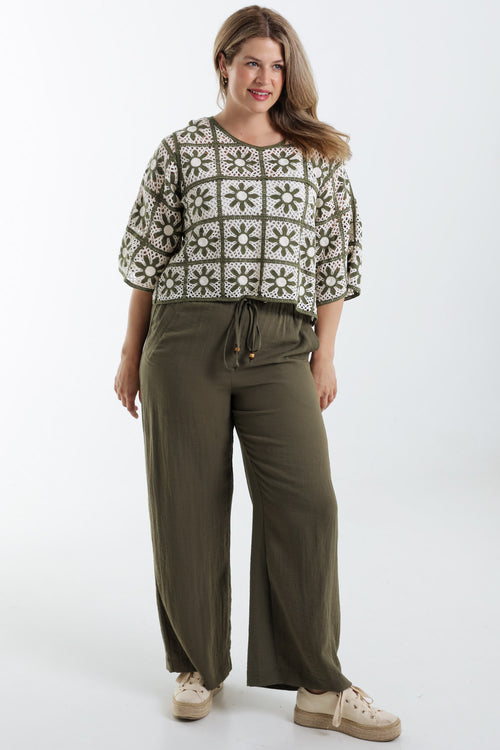 Pull macramé bicolore-Paprika-9