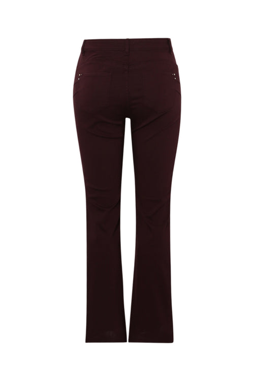 Pantalon droit Mia L 32-Paprika-8