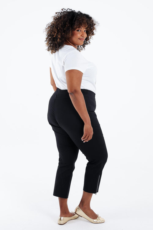 Pantalon bengaline 3/4 uni-Paprika-2