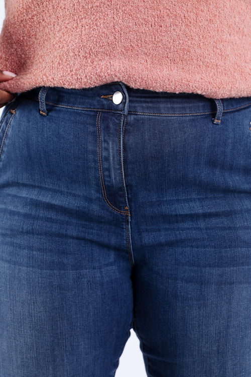 Jeans 7/8 avec revers-Paprika-6