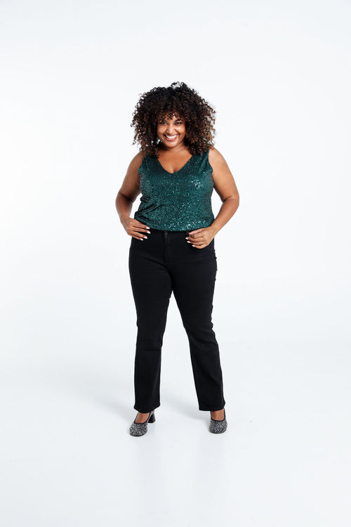 Jeans droit Mia L32-Paprika-7