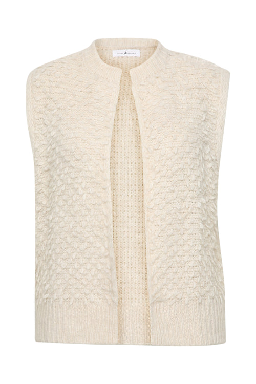 Gilet sans manches uni-Paprika-8