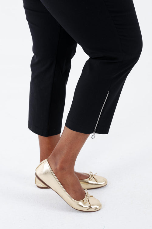 Pantalon bengaline 3/4 uni-Paprika-5