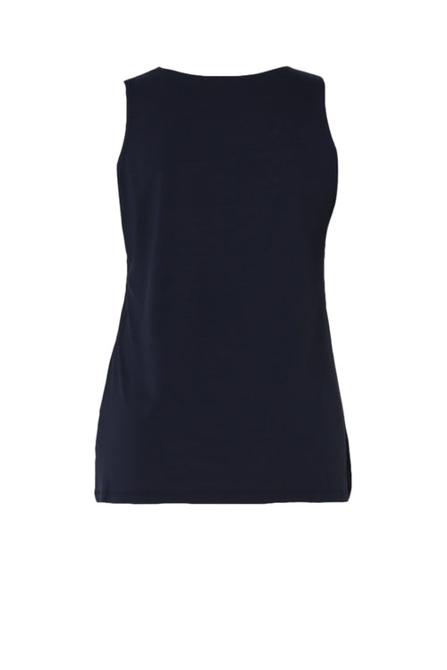 Débardeur uni en viscose-Paprika-11