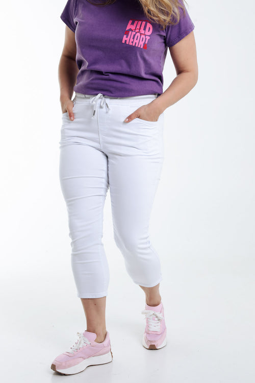 Jegging 3/4 uni-Paprika-1
