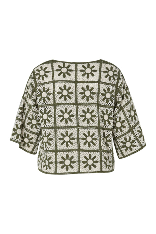 Pull macramé bicolore-Paprika-11