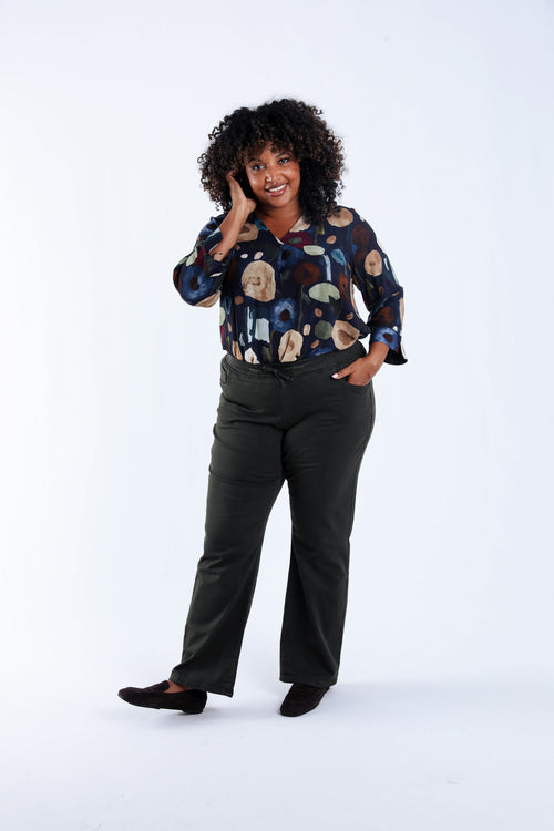 Jegging Lolly droit uni-Paprika-1