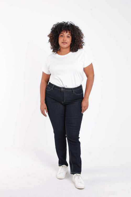 Jeans slim Louise L32-Paprika-9