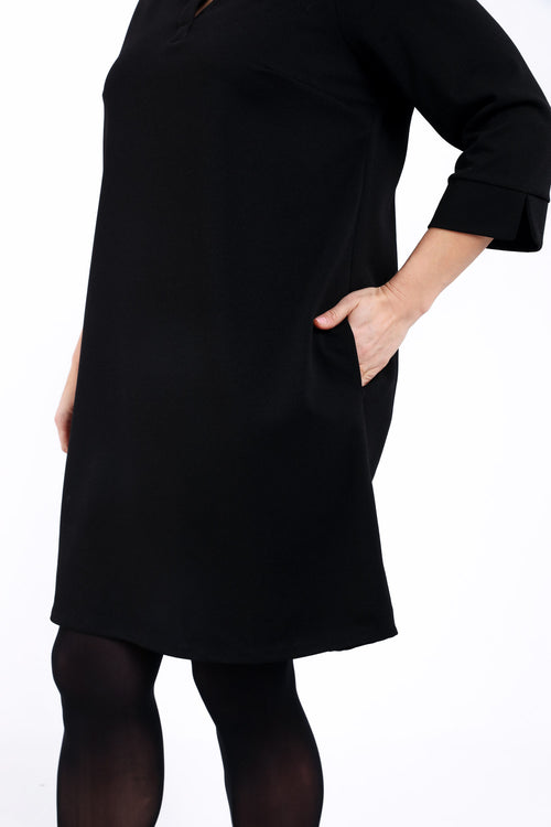 Robe courte unie-Paprika-5