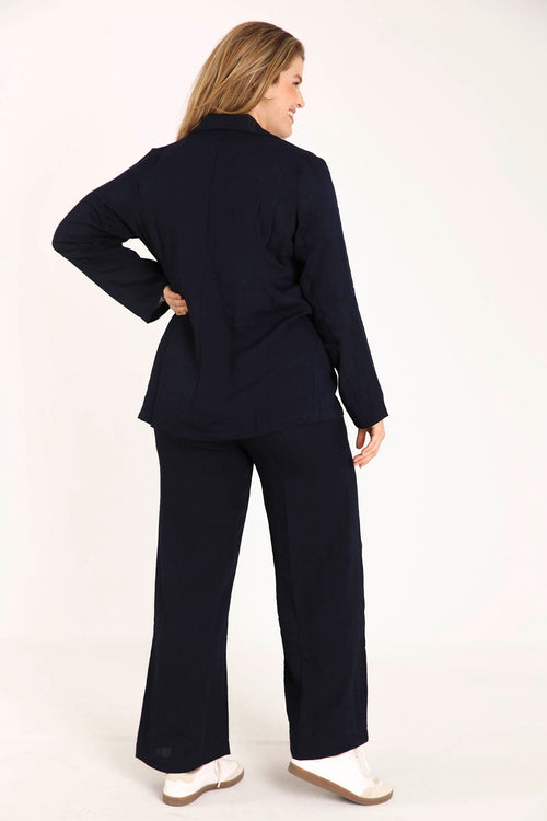 Blazer souple en viscose uni-Paprika-2