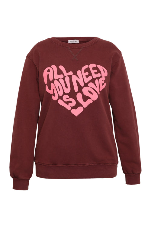 Sweat coeur avec message-Paprika-1