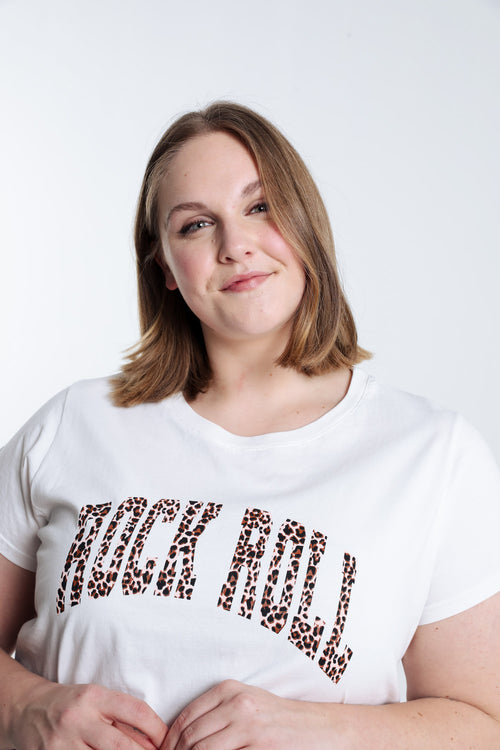 T-shirt en coton Rock Roll-Paprika-4
