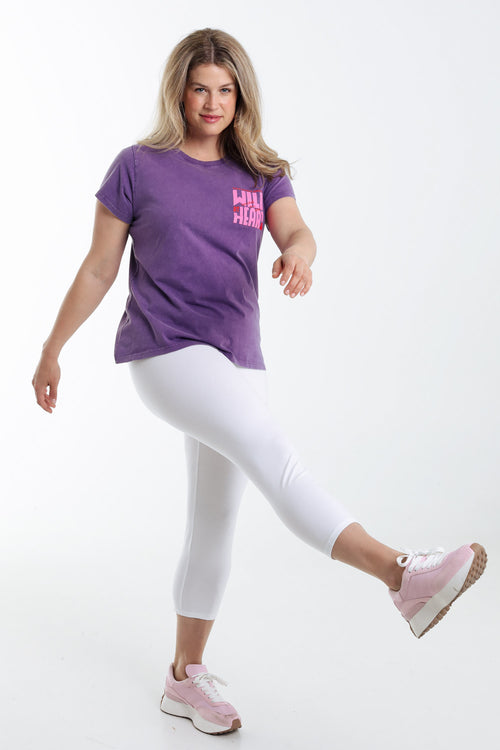 Legging 3/4 en coton bio-Paprika-9