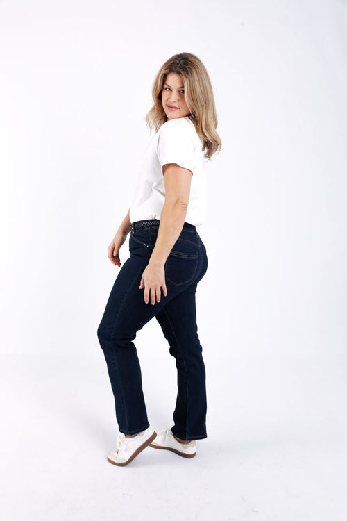 Jeans Mia droit L32 détail tresse-Paprika-7