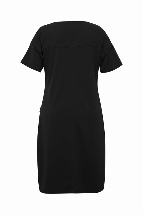 Robe courte unie-Paprika-2