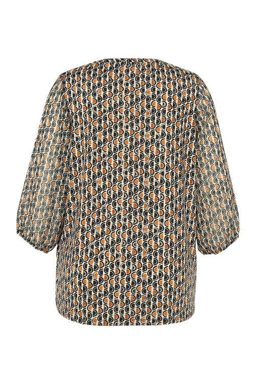 T-shirt graphique avec lurex-Paprika-11