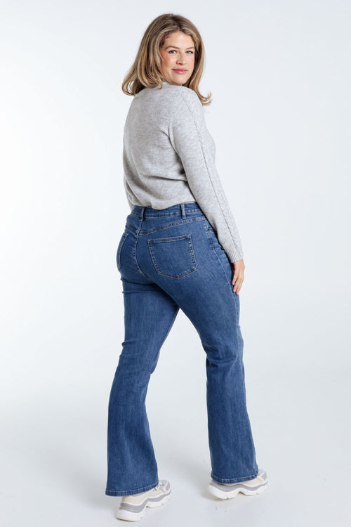 Jeans bootleg Lara L34-Paprika-2