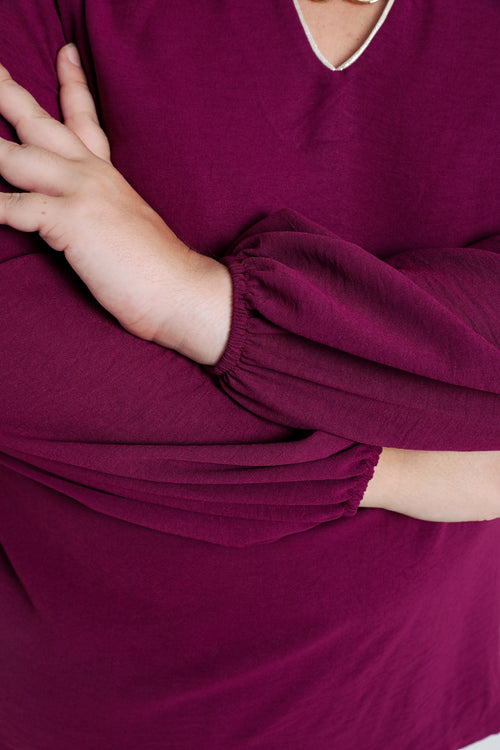 T-shirt avec lurex et bijou-Paprika-5