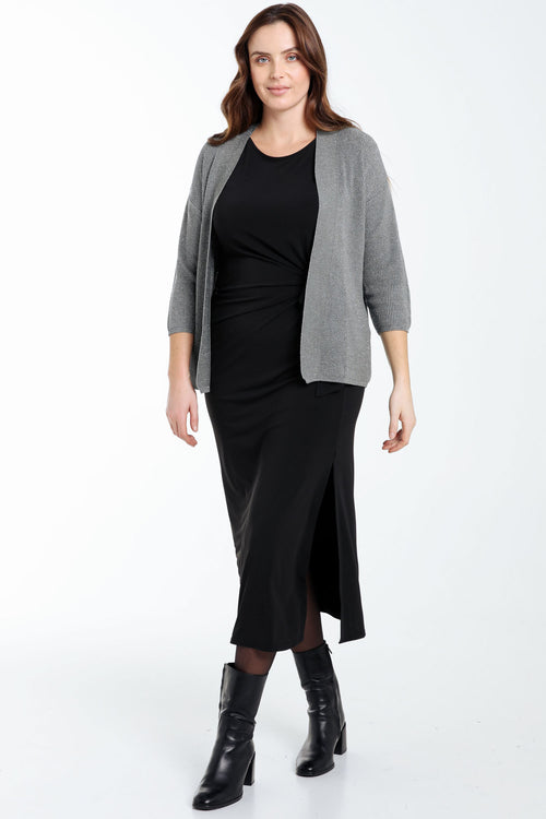 Cardigan en viscose avec lurex-Paprika-7