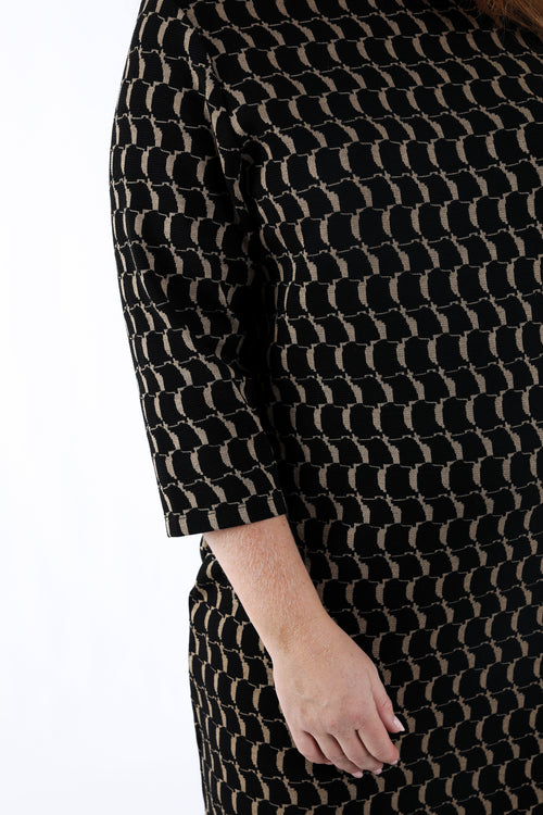 Robe jacquard-Paprika-4