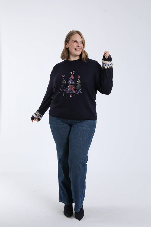 Pull de noël avec sapins-Paprika-6