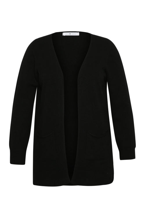 Cardigan en viscose uni-Paprika-1