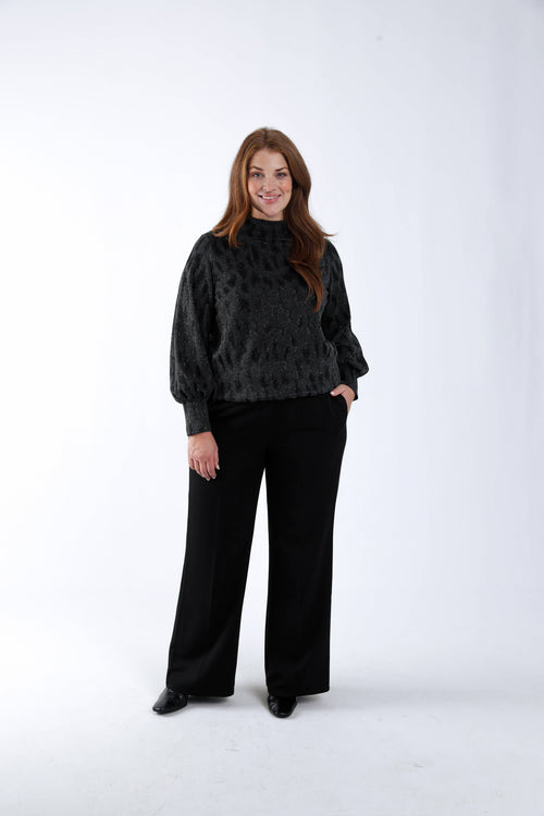 T-shirt imprimé animal avec lurex-Paprika-8