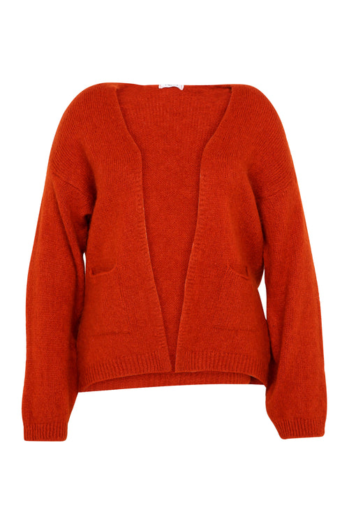 Cardigan uni-Paprika-10