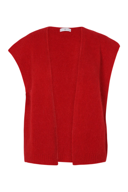 Gilet sans manches uni-Paprika-10