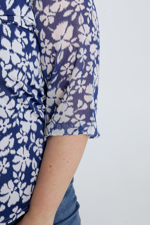 T-shirt imprimé floral-Paprika-6