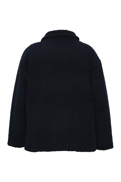 Manteau teddy uni-Paprika-2