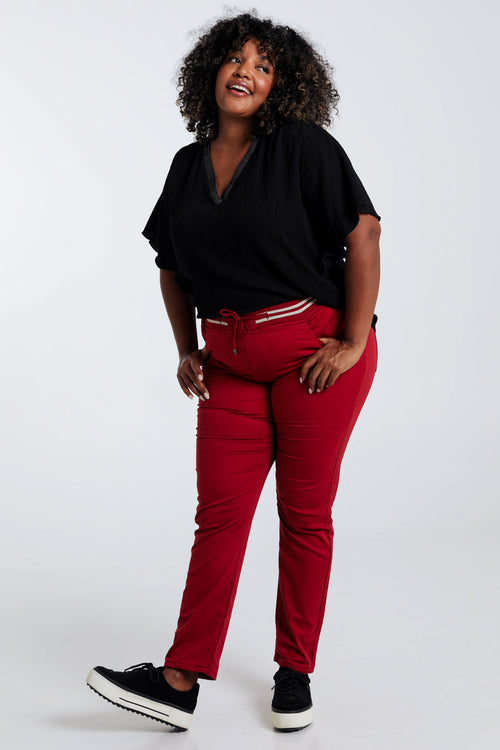 Jegging Lolly en coton-Paprika-6