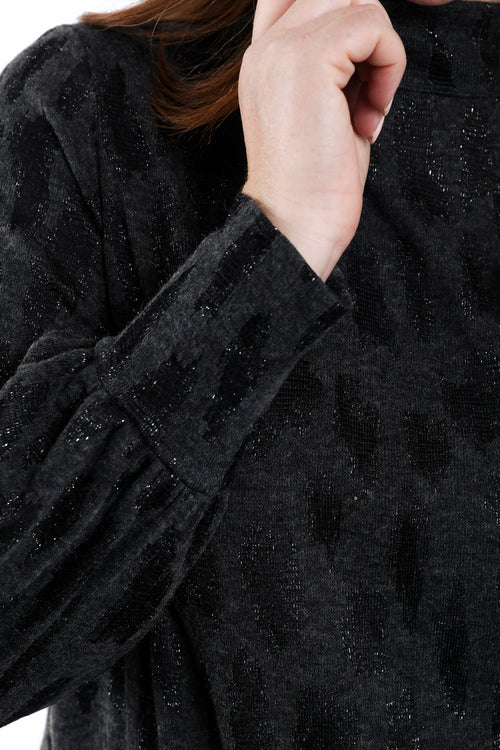 T-shirt imprimé animal avec lurex-Paprika-5