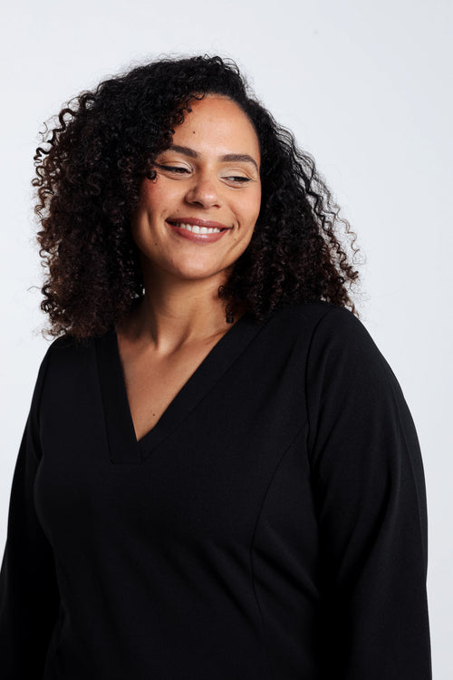 Robe housse unie-Paprika-5